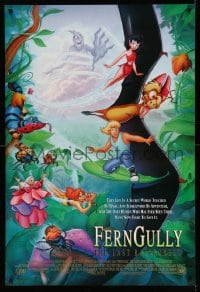 8c292 FERNGULLY DS 1sh 1992 they live in a secret world touched by magic & surrounded by adventure!