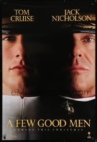 8c294 FEW GOOD MEN teaser 1sh 1992 best close up of Tom Cruise & Jack Nicholson!