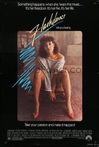 8c306 FLASHDANCE 1sh 1983 sexy dancer Jennifer Beals, take your passion and make it happen!