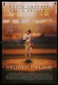 8c309 FOR LOVE OF THE GAME DS 1sh 1999 Sam Raimi, great image of baseball pitcher Kevin Costner!