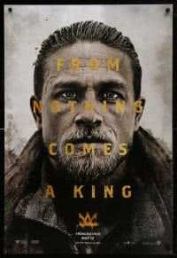 8c503 KING ARTHUR LEGEND OF THE SWORD teaser DS 1sh 2017 Charlie Hunnam in the title role!