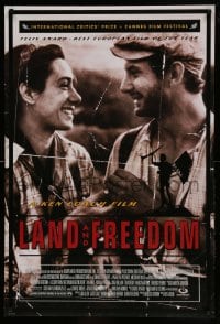 8c530 LAND & FREEDOM DS 1sh 1996 Spanish Civil War movie directed by Ken Loach!
