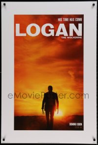 8c566 LOGAN style C int'l teaser DS 1sh 2017 Jackman in the title role as Wolverine, claws out!
