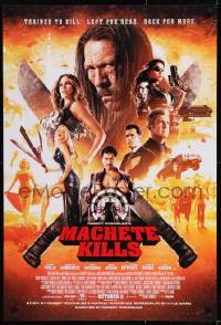 8c580 MACHETE KILLS advance DS 1sh 2013 Danny Trejo, Michelle Rodriguez, Carlos Estevez, Mel Gibson!