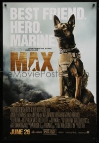8c616 MAX advance DS 1sh 2015 wonderful image of canine dog hero in uniform!