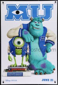 8c634 MONSTERS UNIVERSITY advance DS 1sh 2013 image of Mike & Sully from Pixar fantasy CGI cartoon!