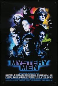 8c646 MYSTERY MEN 1sh 1999 Ben Stiller, Janeane Garofalo, William H. Macy, Paul Reubens!