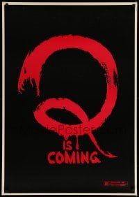 8c702 Q teaser 1sh 1982 Winged Serpent Quetzalcoatl, Michael Moriarty, Candy Clark!