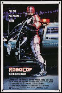 8c749 ROBOCOP 1sh 1987 Paul Verhoeven classic, Peter Weller is part man, part machine, all cop!