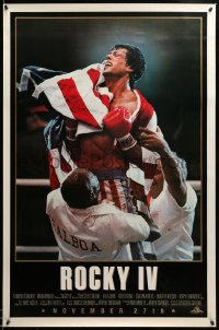 8c753 ROCKY IV advance 1sh 1985 different close up of heavyweight boxing champ Sylvester Stallone!