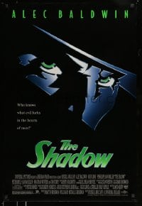 8c785 SHADOW 1sh 1994 Alec Baldwin knows what evil lurks in the hearts of men!