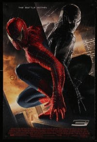 8c832 SPIDER-MAN 3 1sh 2007 Raimi, Tobey Maguire, great image in different suits, the battle within