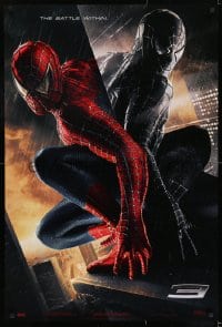 8c833 SPIDER-MAN 3 teaser 1sh 2007 Sam Raimi, the battle within, Tobey Maguire in red/black suits!