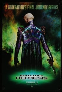 8c863 STAR TREK: NEMESIS teaser 1sh 2002 evil Tom Hardy, a generation's final journey begins!