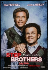 8c871 STEP BROTHERS teaser DS 1sh 2008 Will Ferrell, John C. Reilly in matching sweaters!