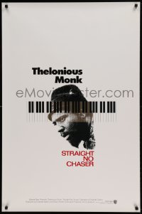 8c906 THELONIOUS MONK: STRAIGHT, NO CHASER int'l 1sh 1989 Clint Eastwood produced jazz bio!