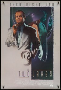 8c934 TWO JAKES int'l 1sh 1990 cool art of smoking Jack Nicholson by Rodriguez!