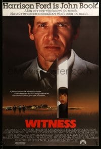 8c979 WITNESS int'l 1sh 1985 big city cop Harrison Ford in Amish country, directed by Peter Weir!