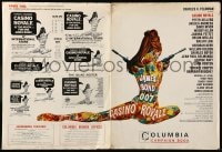 8d082 CASINO ROYALE English pressbook 1967 Bond spoof, different images of sexy girls w/ McGinnis art!