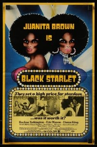 8d052 BLACK STARLET pressbook 1974 they set a high price for stardom for Juanita Brown!