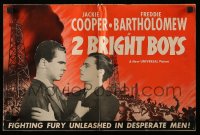 8d457 TWO BRIGHT BOYS pressbook 1939 Jackie Cooper & Freddie Bartholomew on a Texas oil ranch!