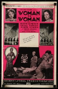 8d489 WOMAN TO WOMAN pressbook 1929 pretty Betty Compson in a remake of her 1923 silent movie!