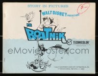8d561 BOATNIKS presskit w/ 9 stills 1970 Walt Disney, Robert Morse, Stefanie Powers, Phil Silvers