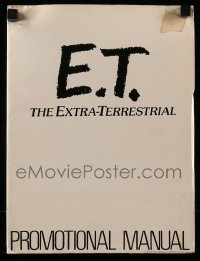 8d642 E.T. THE EXTRA TERRESTRIAL presskit 1982 Steven Spielberg, Henry Thomas, Drew Barrymore