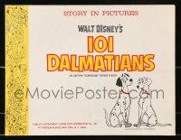8d842 ONE HUNDRED & ONE DALMATIANS presskit w/ 7 stills R1969 classic Walt Disney canine cartoon!