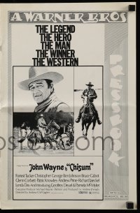 8d090 CHISUM pressbook 1970 The Legend big John Wayne, Forrest Tucker