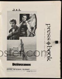 8d114 DELIVERANCE pressbook 1972 Jon Voight, Burt Reynolds, Ned Beatty, John Boorman classic!