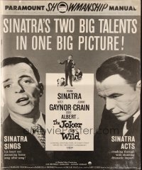 8d228 JOKER IS WILD pressbook 1957 Frank Sinatra, sexy Mitzi Gaynor, Jeanne Crain!