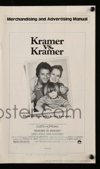 8d240 KRAMER VS. KRAMER pressbook 1979 Dustin Hoffman, Meryl Streep, child custody & divorce!