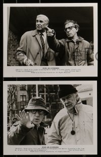 8d615 CRIMES & MISDEMEANORS presskit w/ 12 stills 1989 Woody Allen, Martin Landau