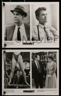 8d635 DRAGNET presskit w/ 12 stills 1987 Dan Aykroyd as detective Joe Friday with Tom Hanks!