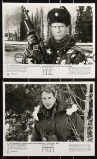 8d675 FOURTH WAR presskit w/ 9 stills 1990 directed by John Frankenheimer, Roy Scheider