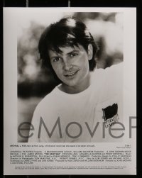 8d704 HARD WAY presskit w/ 12 stills 1991 Michael J. Fox, James Woods, directed by John Badham!