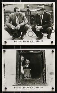 8d720 HOUSE ON CARROLL STREET presskit w/ 14 stills 1988 House Un-American Activites Committee!