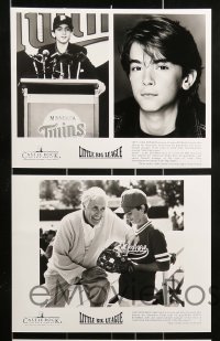 8d761 LITTLE BIG LEAGUE presskit w/ 10 stills 1994 Luke Edwards, Timothy Busfield, baseball!