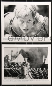 8d789 MESSENGER presskit w/ 9 stills 1999 Milla Jovovich as Joan of Arc, directed by Luc Besson!