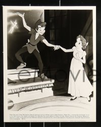 8d852 PETER PAN presskit w/ 6 stills R1982 Walt Disney animated cartoon fantasy classic!
