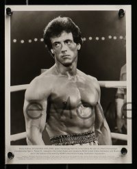 8d887 ROCKY III presskit w/ 20 stills 1982 great images of boxer Sylvester Stallone & Mr. T!