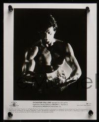 8d888 ROCKY V presskit w/ 15 stills 1990 Sylvester Stallone, John G. Avildsen boxing sequel!