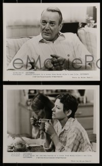 8d901 SEPTEMBER presskit w/ 13 stills 1987 directed by Woody Allen, Mia Farrow, Denholm Elliot