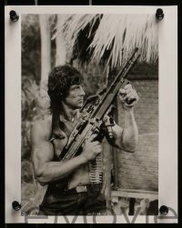 8d960 TRISTAR 1985 presskit w/ 10 stills 1985 Rambo: First Blood Part II, Real Genius, Lifeforce