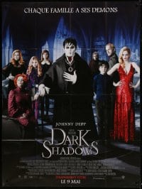 8f581 DARK SHADOWS advance French 1p 2012 Johnny Depp, Michelle Pfeiffer, Helena Bonham Carter, Tim Burton
