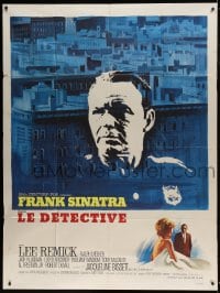 8f590 DETECTIVE French 1p 1968 art of Frank Sinatra as gritty New York City cop by Boris Grinsson!