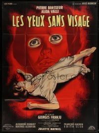8f620 EYES WITHOUT A FACE French 1p 1959 Georges Franju's Les Yeux Sans Visage, best Mascii art!