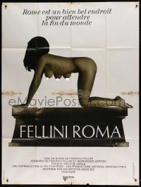 8f624 FELLINI'S ROMA French 1p 1972 wild image of female who suckled Romulus and Remus!