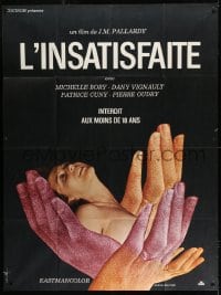 8f646 FULL TIME FEMALES French 1p 1971 sexy naked Daniele Vignault covered by giant hands!